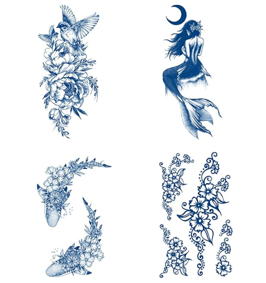 Semi Permanent Tattoos for Women and Long-Lasting 2 Weeks