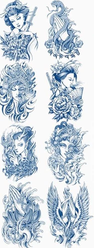 Semi Permanent Tattoos for Women and Long-Lasting 2 Weeks