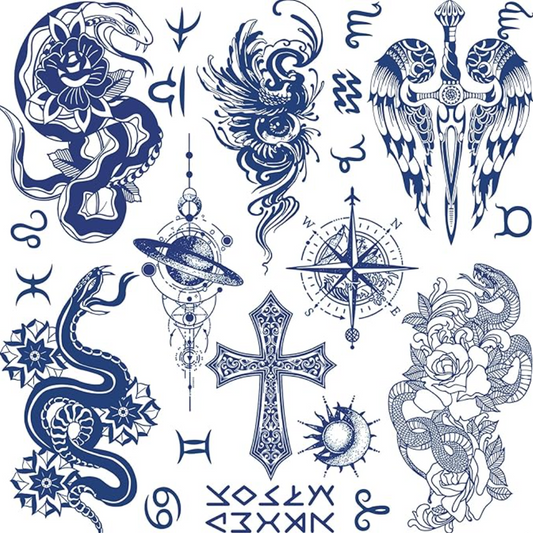 Semi Permanent Tattoos for Men and Long-Lasting 2 Weeks